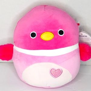❤️ DELLA 🦆 Pink Mallard Duck Valentine 2024 Original Squishmallow by Kelly Toy